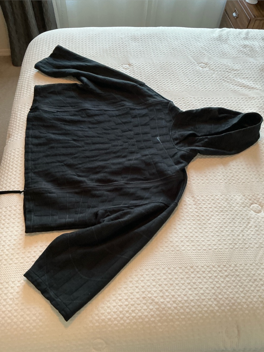 Nike Black Crewneck Hooded Sweater